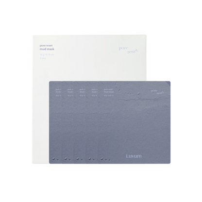 Luvum Pore Reset Mud Mask 16G X 5Pcs – beauty &amp; skincare essential for daily radiance