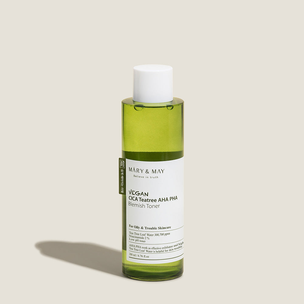 Mary-May-Vegan-Cica-Tea-Tree-Aha-Pha-Blemish-Toner-200Ml – beauty &amp; skincare essential for daily radiance
