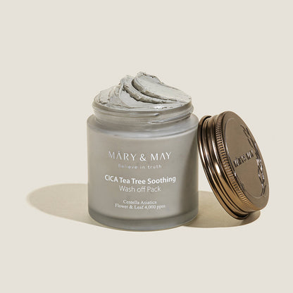 Mary-May-Vegan-Cica-Tea-Tree-Soothing-Wash-Off-Pack-125G – beauty &amp; skincare essential for daily radiance