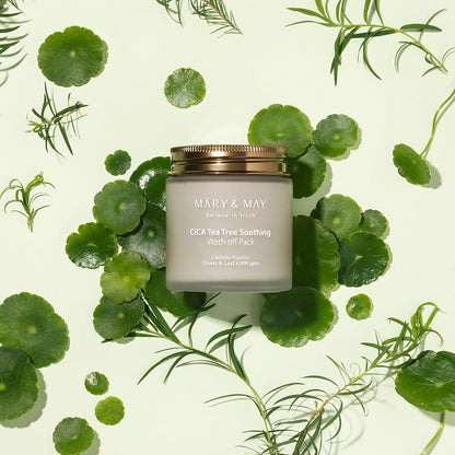 Mary-May-Vegan-Cica-Tea-Tree-Soothing-Wash-Off-Pack-125G – beauty &amp; skincare essential for daily radiance