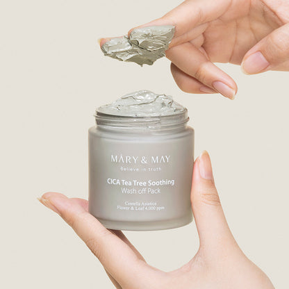 Mary-May-Vegan-Cica-Tea-Tree-Soothing-Wash-Off-Pack-125G – beauty &amp; skincare essential for daily radiance