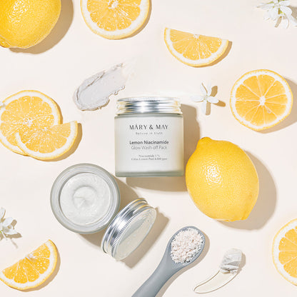 Mary-May-Vegan-Lemon-Niacinamide-Glow-Wash-Off-Pack-125G – beauty &amp; skincare essential for daily radiance