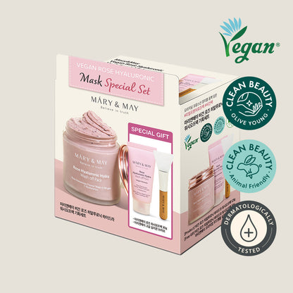 Mary-May-Vegan-Rose-Hyaluronic-Mask-Special-Set-125G-30G – beauty &amp; skincare essential for daily radiance