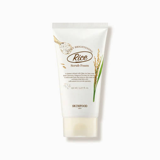 Skinfood-Rice-Daily-Brightening-Scrub-Foam-150Ml – beauty &amp; skincare essential for daily radiance