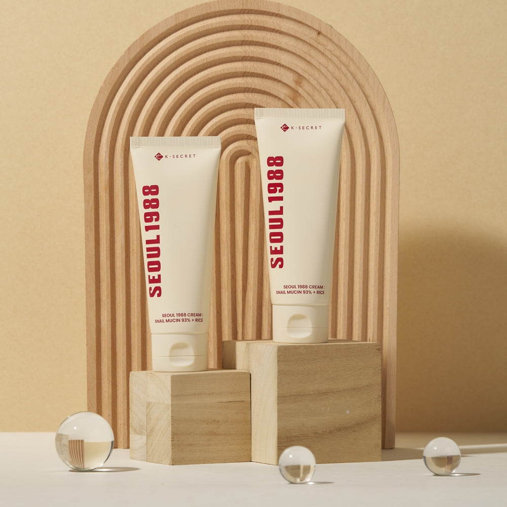 K-Secret-Seoul-1988-Cream-Snail-Mucin-93-Rice-100Ml – beauty &amp; skincare essential for daily radiance