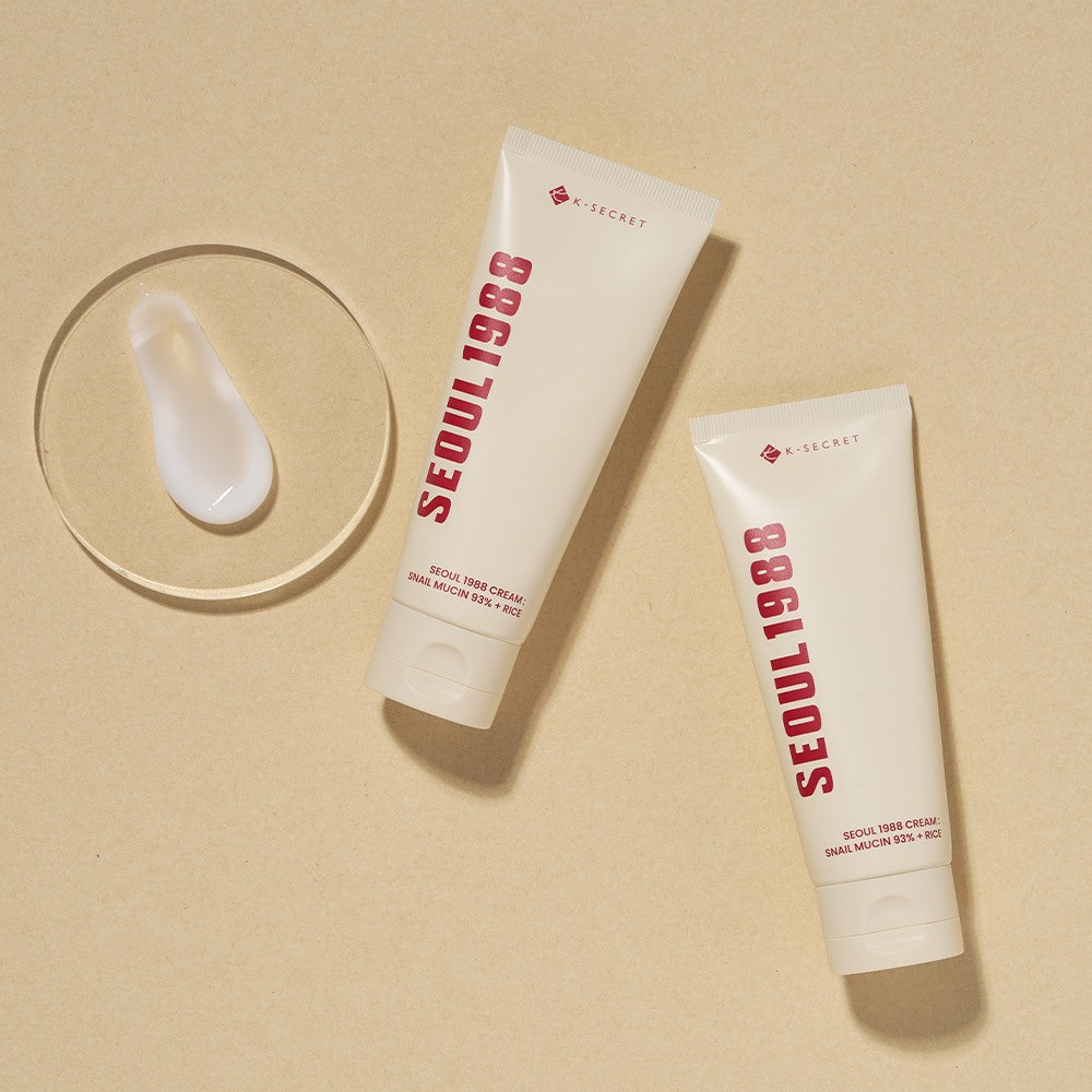K-Secret-Seoul-1988-Cream-Snail-Mucin-93-Rice-100Ml – beauty &amp; skincare essential for daily radiance