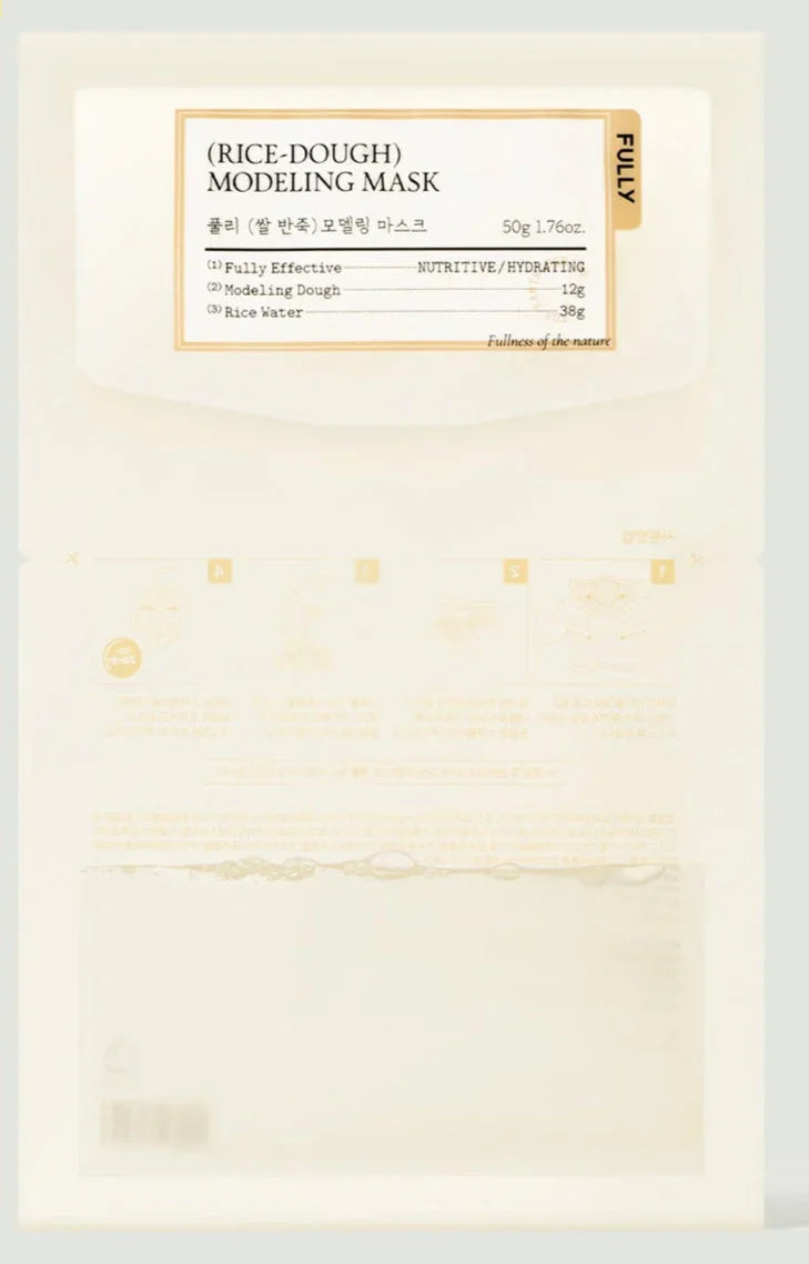 Fully-Rice-Dough-Modelling-Mask-50G-4Ea – beauty &amp; skincare essential for daily radiance