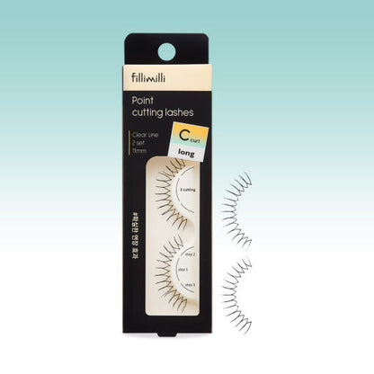 Fillimilli-Point-Cutting-Lashes-Super-Long-C-Curl-11Mm – beauty &amp; skincare essential for daily radiance