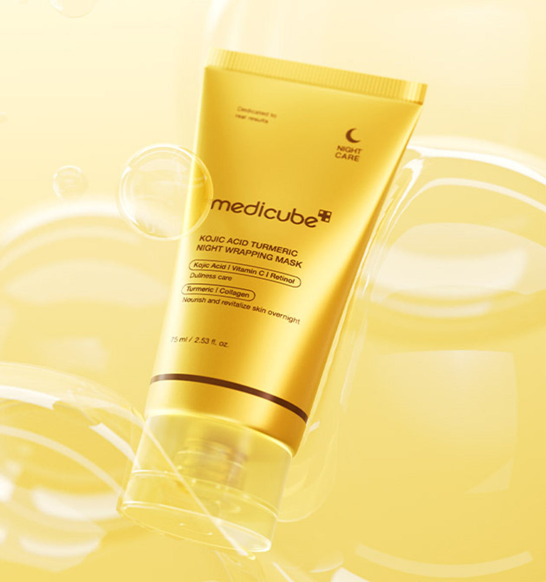 Medicube Kojic Acid Turmeric Night Wrapping Mask 75Ml – beauty &amp; skincare essential for daily radiance