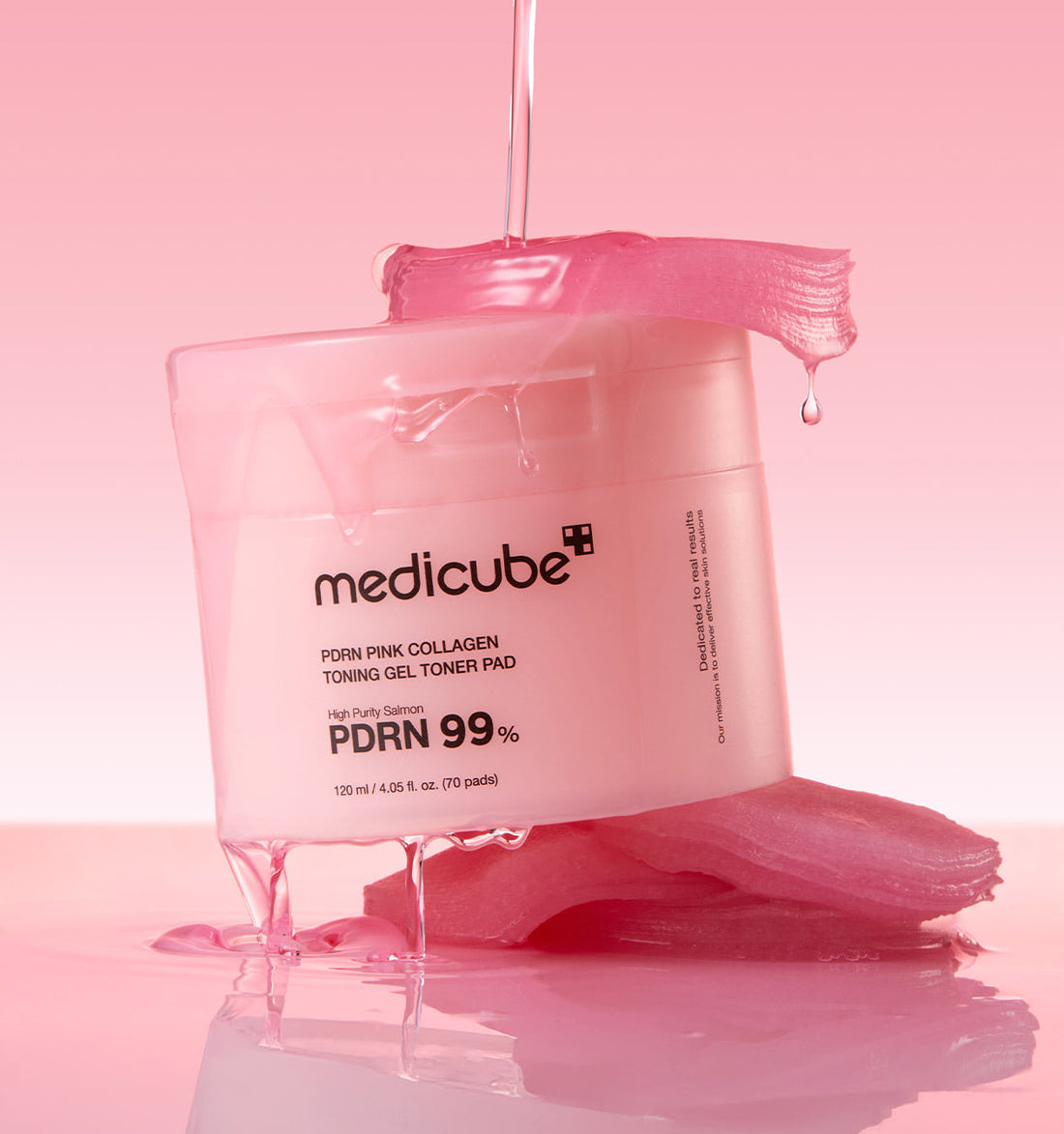 Medicube Pdrn Pink Collagen Gel Toner Pad 120Ml/70Pads – beauty &amp; skincare essential for daily radiance