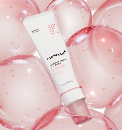 Medicube Pdrn Pink Tone Up Sun Cream 50Ml – beauty &amp; skincare essential for daily radiance