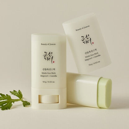 Beauty Of Joseon Matte Sun Stick : Mugwort + Camelia 18G (Spf50+ Pa++++) X 2Ea [Double Set] – beauty &amp; skincare essential