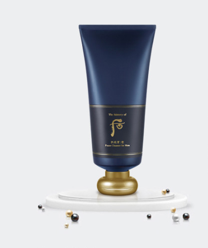 THE WHOO Gongjinhyang Kun Jayoung Foam Cleanser 180ml - All Day Pretty Cleansing Foam for Men The whoo