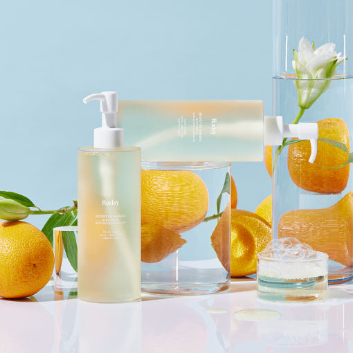 Huxley-Body-Wash-300Ml-Blue-Medina-Tangerine – beauty &amp; skincare essential for daily radiance