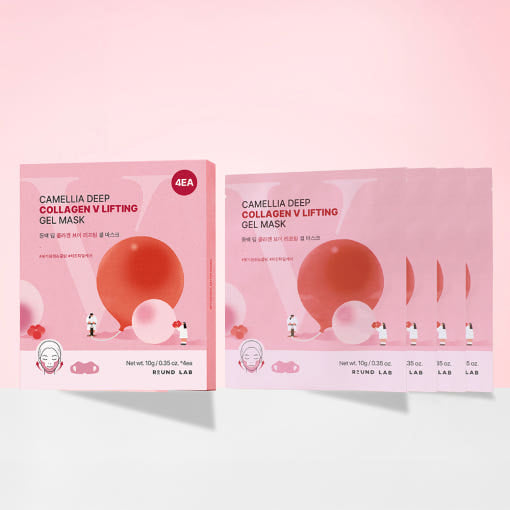 Round Lab Camellia Deep Collagen Firming Gel Mask Sheet 10G X 4Ea – beauty &amp; skincare essential for daily radiance