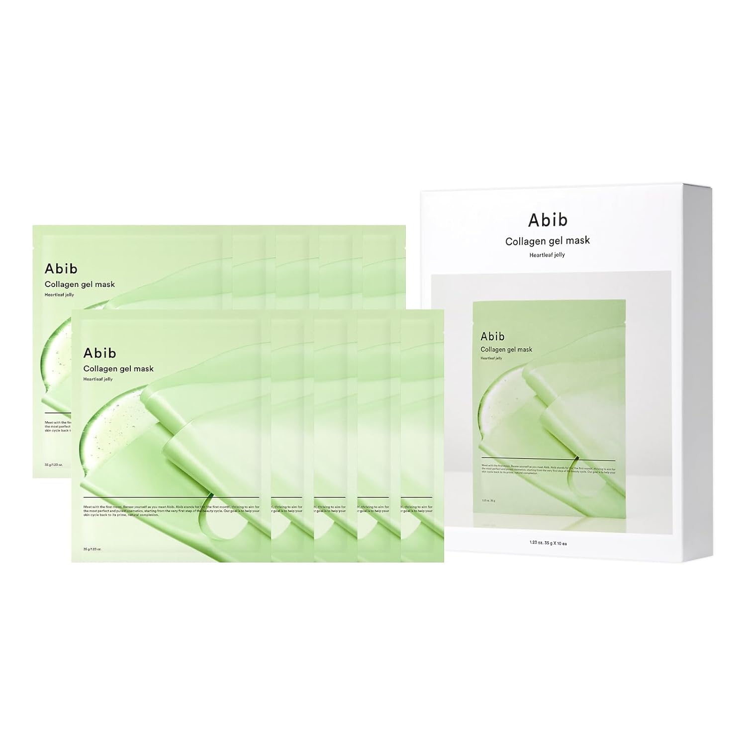 Abib-Collagen-Gel-Mask-35G-X-10Ea-Heartleaf-Jelly – beauty &amp; skincare essential for daily radiance