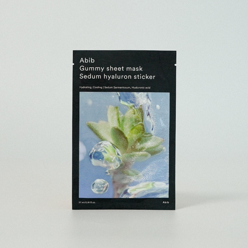 Abib-Gummy-Sheet-Mask-Sedum-Hyaluron-Sticker-27Ml-X-10Ea – beauty &amp; skincare essential for daily radiance