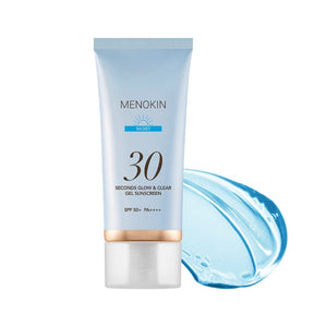 MENOKIN 30 Seconds Glow & Clear Gel Sunscreen SPF50+ PA++++ 50ml #MOIST