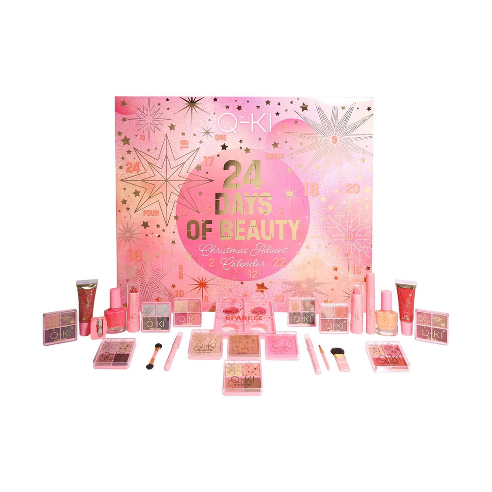 Q-KI 24 Days of Beauty Advent Calendar 2025 24 Pieces