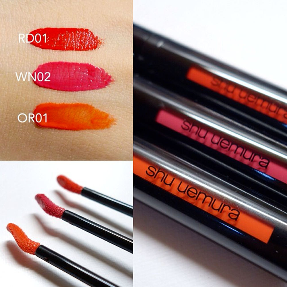 Shu Uemura Laque Supreme Lip Color 5.2g - OR01 Ruby Orange