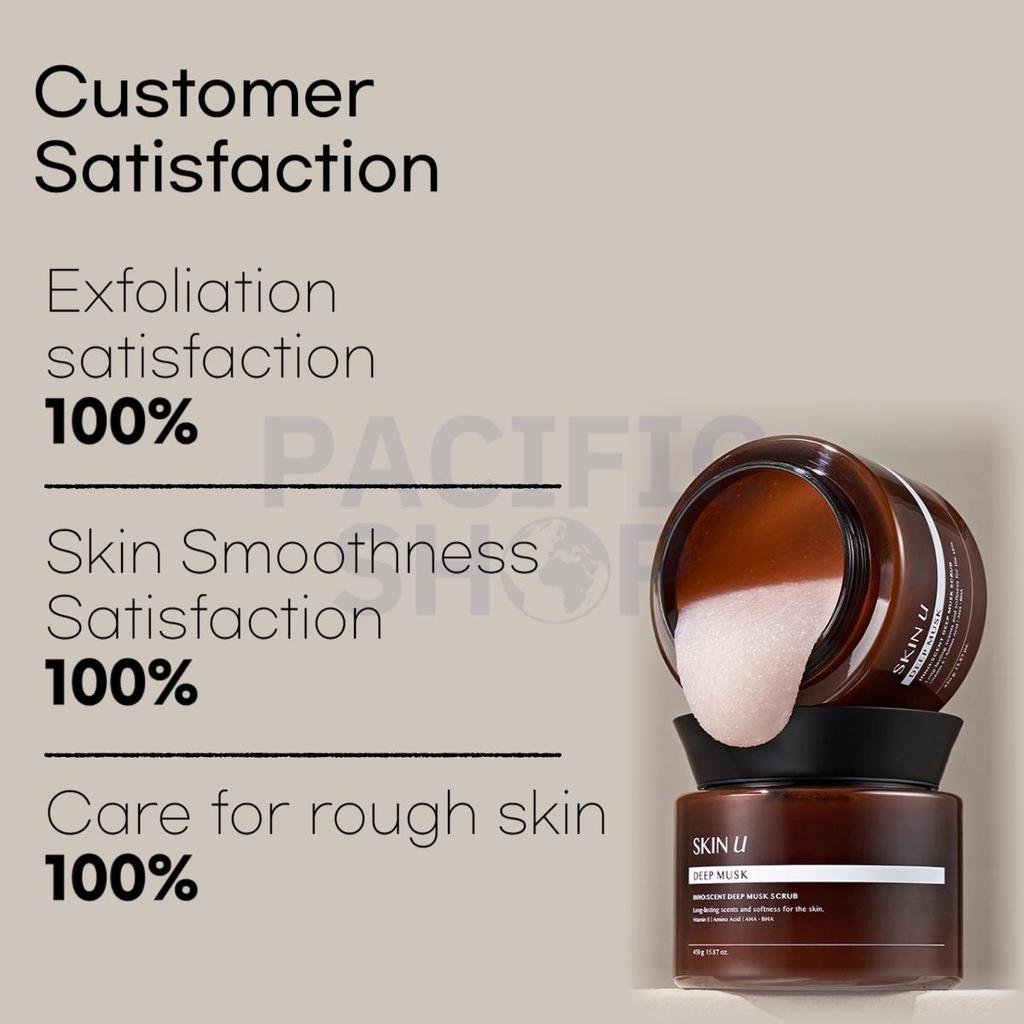 Skin U Inno:scent Body Scrub 450g (2-type) - All Day Pretty Korean Beauty Skin u