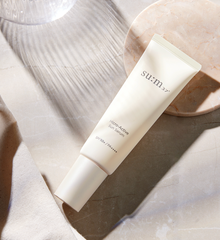 su:m37 Micro-Active Sun Serum SPF 50+ / PA++++ 50ml - All Day Pretty Korean Beauty sum37